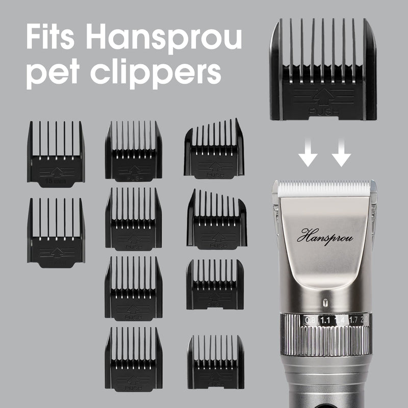Professional Guide Combs for Pet Clippers 35-Tooth Cutter Head Black (10 pack) - PawsPlanet Australia