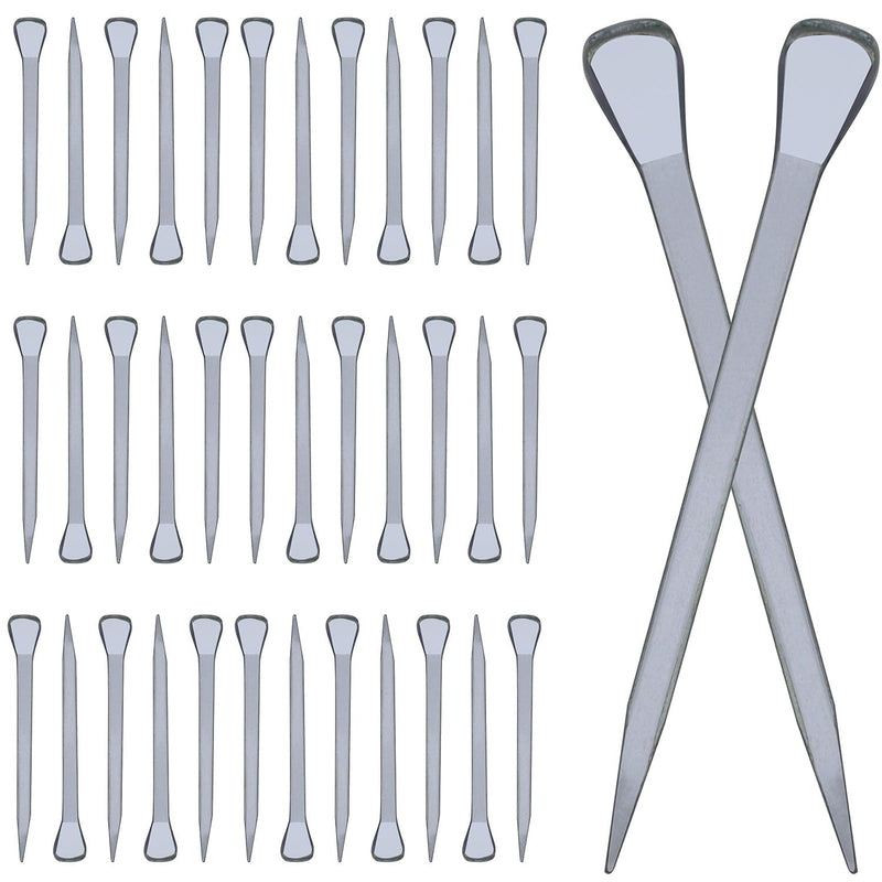 XGNG 100pcs Metal Horseshoe Nails Palm Nails Hoof Nails Harness Trim Nails