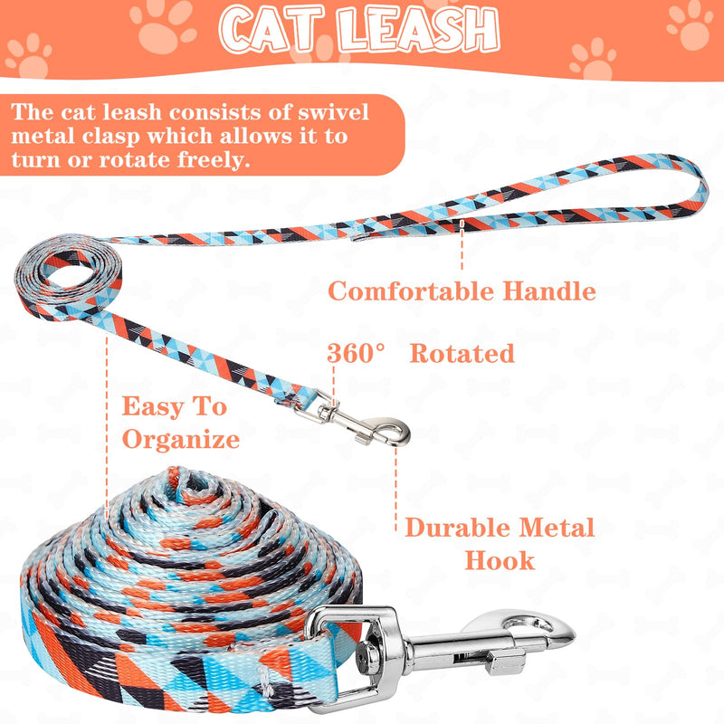 2 Pack Cat Harness and Leash Set, Escape Proof Adjustable Kitten Harness with Leash Collar Lightweight Soft and Comfortable for Small Medium Cats Walking and Travel - PawsPlanet Australia