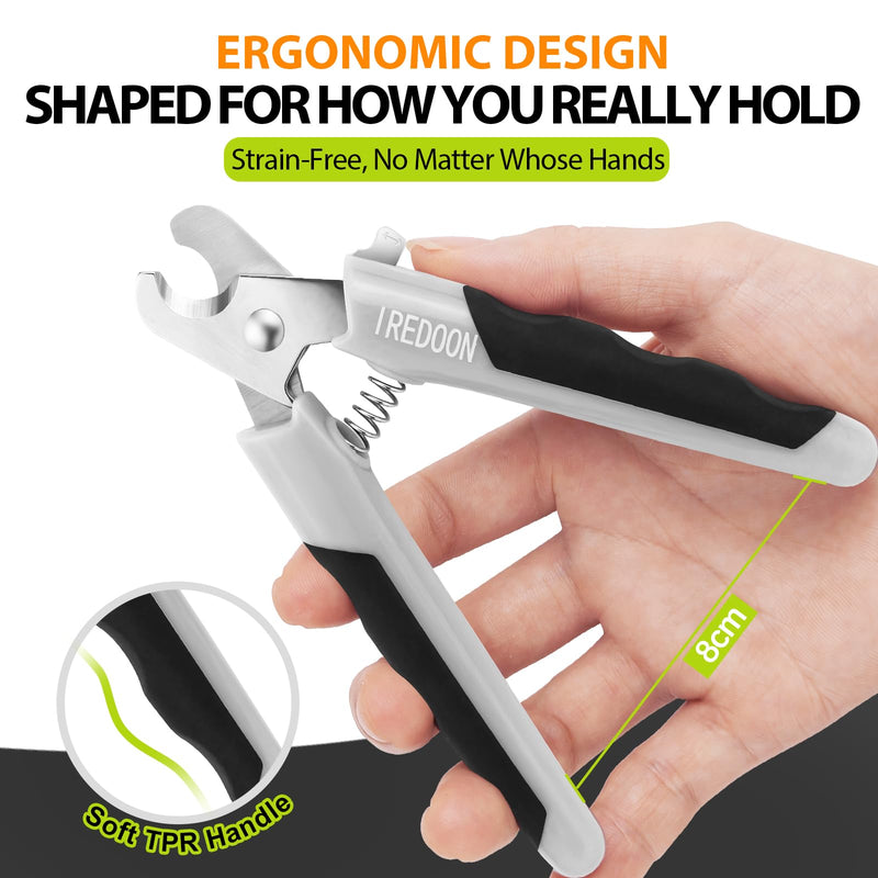 Dog Nail Clippers and Trimmers with Nail File, Ultra-Sharp 4CR13 Stainless Steel Blades Pet Grooming Nail Clippers for Small Medium-Large Breeds - PawsPlanet Australia