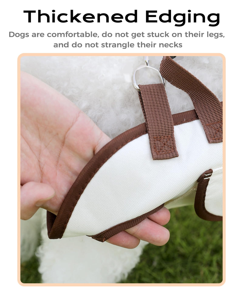 Medium Dog Carry Sling, Full Body Sling with Handle, Hands Free Shoulder Carrier for Senior Dogs Joint Injuries, Joint Injuries, Up and Down Stairs (L, 14.3~19.8 lbs) - PawsPlanet Australia