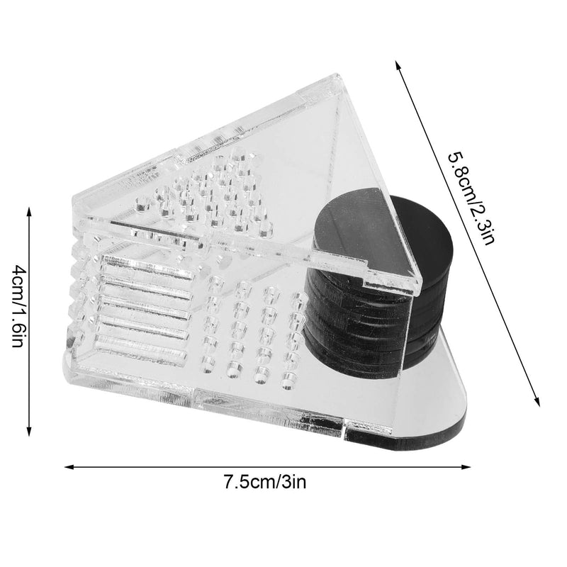 Aquarium Transparent Acrylic Feeding Container Fish Tank Cone Feeder with Magnetic Suction Fish‑Box Feeder for Aquarium Accessories - PawsPlanet Australia