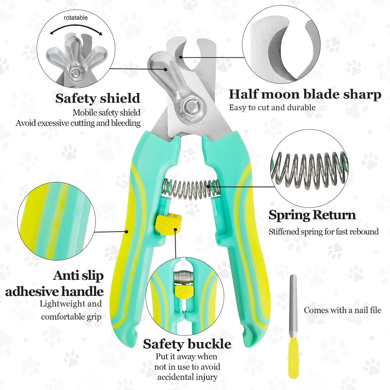 Diamond Dremel Dog Nail Grinder Attachment & Dog & Cat Pets Nail Clippers and Trimmers, Dremel Accessories & Dog Nail Trimmers with Safety Lock to Avoid Over Cutting, Grooming Tool for Pets GCA - PawsPlanet Australia