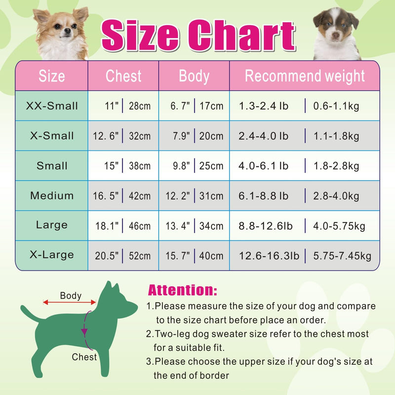 Jecikelon Dog Clothes Dogs Sweater Soft Puppies Clothing Winter Puppy Sweaters Warm Outfit for Dogs Small XXS XS Cat Apparel (Pink, M) Medium Pink - PawsPlanet Australia