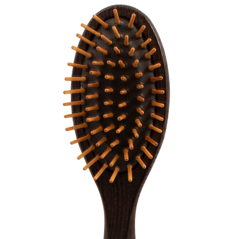 Chris Christensen Dog Brush, 20 mm Oval, Wood Pin Series, Groom Like a Professional, Readl Wood Pins, 100% Static-Free, Redistribute Natural Oils into Coat, Reduces Painful Pulling, Small - PawsPlanet Australia