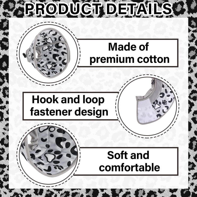 Cat Collar Soft, Adjustable Soft Recovery Cat Collar, Cat Collar for Puppies, Small Dogs and Cats, Prevents Licking (Grey, M)