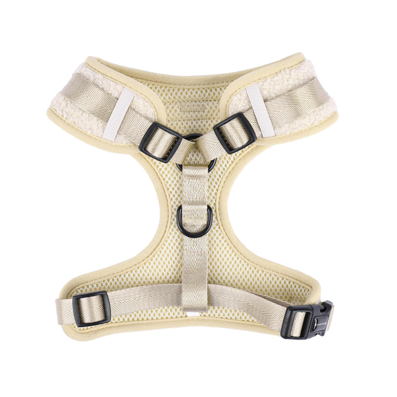 Luxury Teddy Material Adjustable Dog Harness, Lead and Poop Bag Set, Multiple Sizes (Small) Small - PawsPlanet Australia