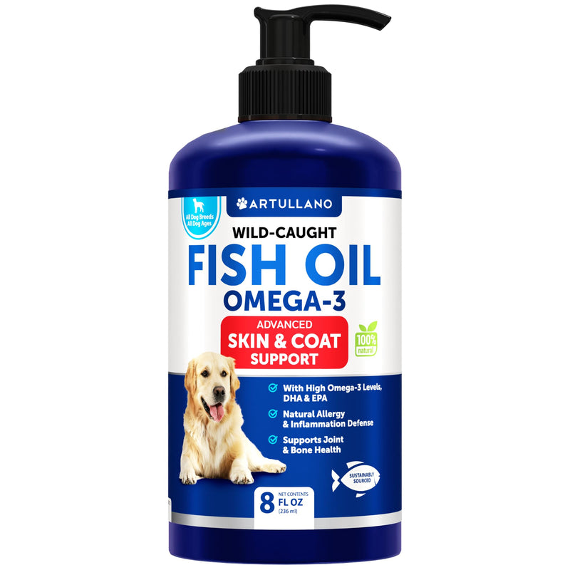 Omega 3 Oil for Dogs - Fish Oil for Dogs - Heart & Coat & Skin Health Support - All Breeds - PawsPlanet Australia