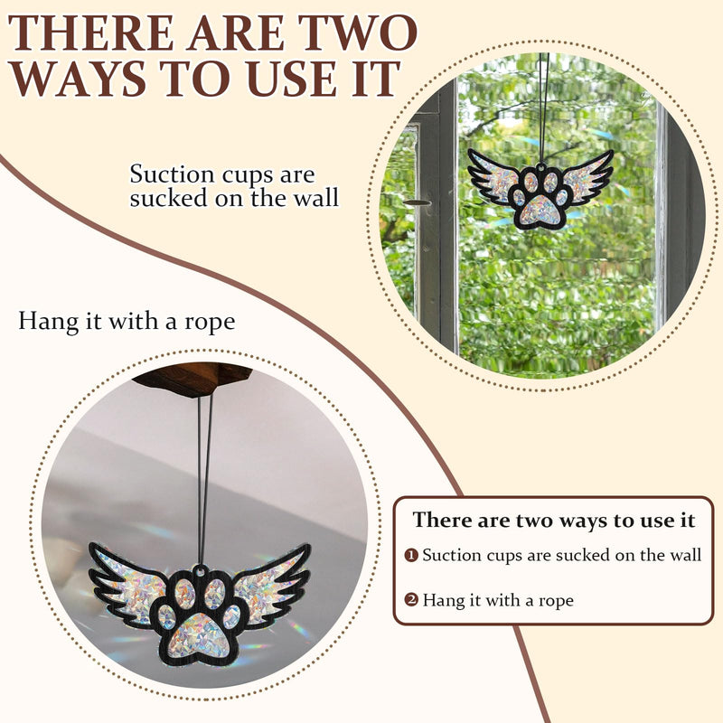 Dog Memorial Suncatcher Pet Memorial Gifts for Dogs Dog Died Sympathy Gift Dog Remembrance Gift Loss of Pet Dog Ornament for Dog Lovers Hanging Memorial Decoration - PawsPlanet Australia
