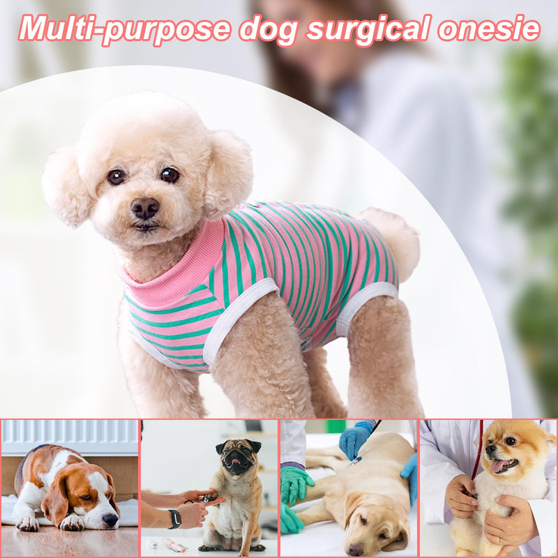 Dog Surgery Suit, Soft Dog Surgical Bodysuit for Allergies Wound Protection Cone Alternative (M) M