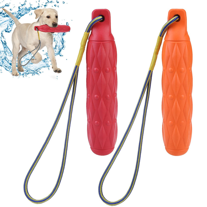 KOOLTAIL Floating Dog Pool Toys - 2 Pack Summer Bumper Dog Toys for Water, Interactive Dog Training Games Fetch & Chew Toys to Keep Them Busy, Outdoor Dog Toys with Rope for Small Medium Large Dogs - PawsPlanet Australia