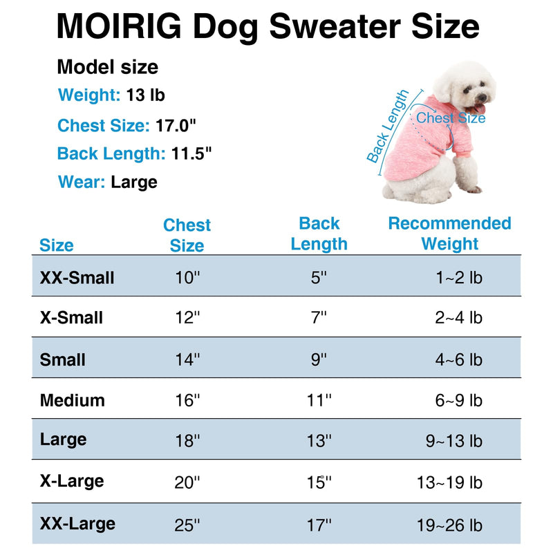 Dog Sweater, Dog Sweaters for Small Dogs, 2, 3 Pack Warm Soft Pet Clothes for Puppy, Medium Large Cat, Dogs Girl or Boy, Dog Shirt for Winter Christmas (Buckle Grey+Navy+Blue, Small) Buckle Grey+Navy+Blue - PawsPlanet Australia
