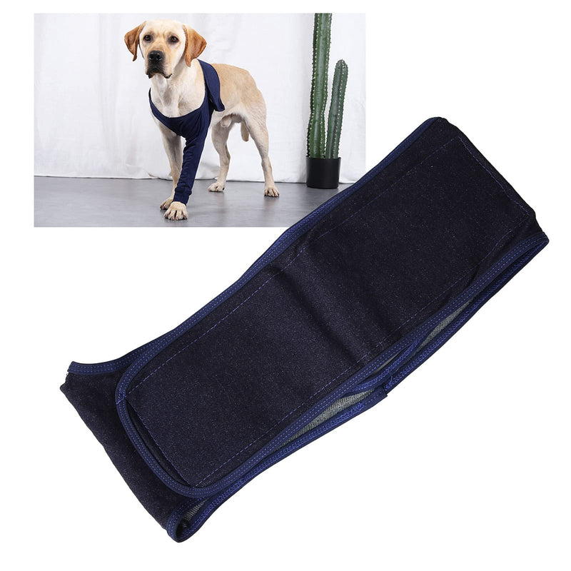 Dog Elbow Brace Protector, Breathable Elbow Protector Pads, Comfort Highly Elastic Lick Proof Elbow Brace Immobilizer Support for Postoperative Recovery, Wound Wrapping, Black(M) - PawsPlanet Australia