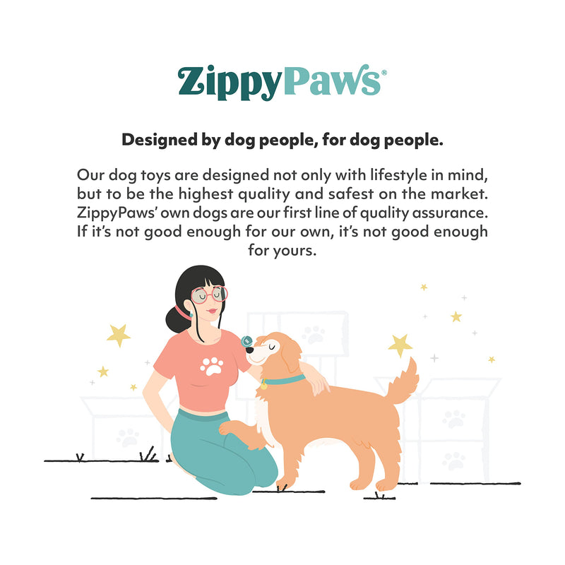 ZippyPaws Woodland Friends Burrow Interactive Dog Toys - Hide and Seek Dog Toys and Puppy Toys, Colorful Squeaky Dog Toys, and Plush Dog Puzzles, Elk Mountain - PawsPlanet Australia