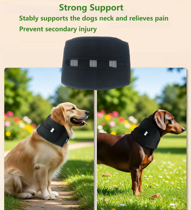 Pet Cervical Collar Neck Brace for Dog Cat Pain Relief,Canine Wrap Protect Wounds Heal Support，Due to Arthritis to Injury Cervical Brace Helps Recover from Cervical Sprains (XS) XS