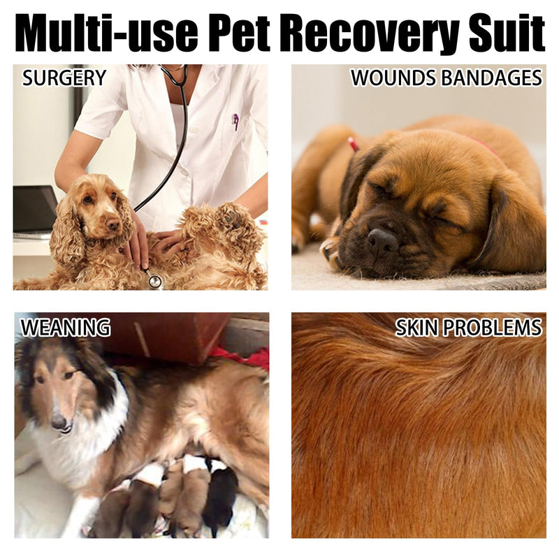 Dog Recovery Suit for Surgery, Dog Vest after Surgery Female, Cone Collar Alternative, Breathable Spay Suit with Camouflage Design for Medium Dogs Prevent Licking, L