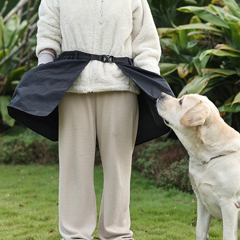 DONGKER Dog Trainer Treat Pouch,Adjustable Dog Waist Pouch Apron with Big Deep Pockets for Men Women Gardening Work waist 33.9"-51" - PawsPlanet Australia