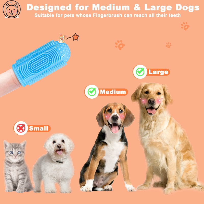 Dog Toothbrush Finger Toothbrush Dog Tooth Brushing Kit 4Pack Dog Finger Toothbrush for Dog Teeth Cleaning&Dog Dental Care Dog Tooth Brush Dog Toothbrush Kit Pet Toothbrush 1 Count (Pack of 4) Multicolor - PawsPlanet Australia