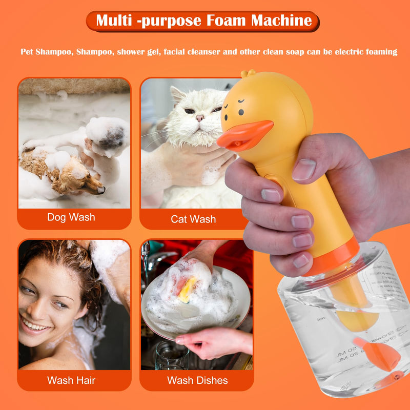 Katoggy Electric Foaming Shampoo Dispenser for Dog and Cat Bathing, Rechargeable Soap Dispenser for Pet Bathing, Bathroom, Kitchen Sink, Toilet Cleaning - PawsPlanet Australia