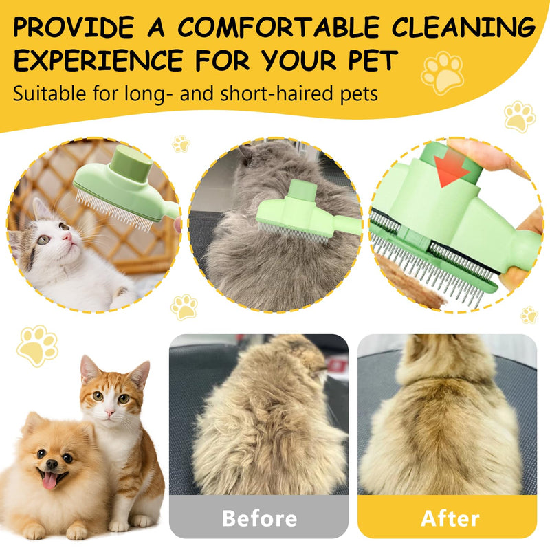 2Pcs Pet Hair Removal Glove - 2025 New Electrostatic Magic Brush Pet Hair Remover Gloves, Reusable for Dogs & Cats, Furniture, Car Seats & More - PawsPlanet Australia