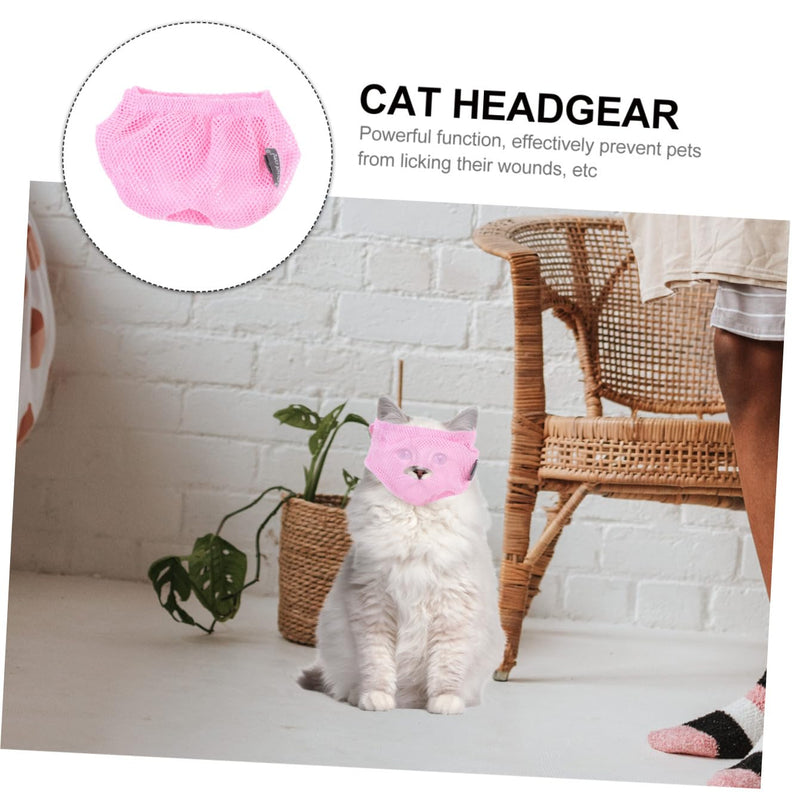 Gatuida cat muzzle made of polyester, breathable and practical, adjustable anti-bite muzzle for cats and kittens during grooming and bathing