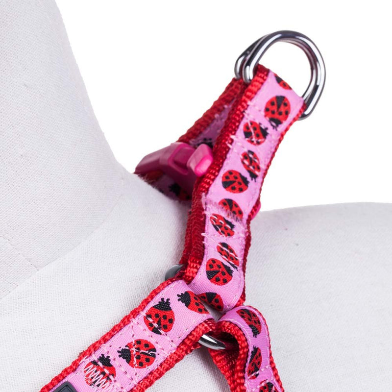 Blueberry Pet Essentials 2 Patterns Step-in Ladybug Designer Dog Harness, Chest Girth 20" - 26", Medium, Adjustable Harnesses for Dogs - PawsPlanet Australia