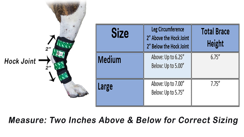 Pair of Dog Leg Braces, Ultra Supportive, Comfortable, Dual Metal Springs, Canine Hock Brace for Joint Arthritis, Assists Injury & Sprains (Pink Dog Bone, Large) Pink Dog Bone