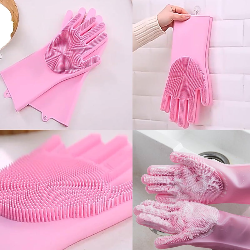8PCS Dog Bath Supplies Set，Dog Washing Gloves，Shampoo Brush, Shedding Slicker Brush，Complete Pet Grooming Kit for Dog&Cat and Small Animal Grooming(8PCS-Bath-Pink) 8PCS-Bath-Pink - PawsPlanet Australia