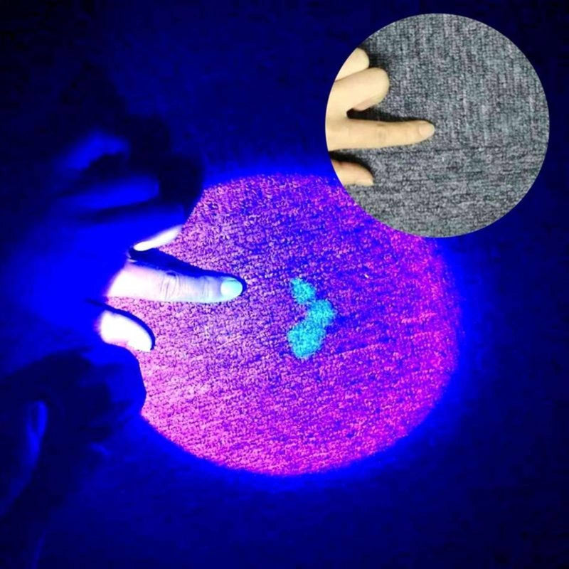 365NM UV Flashlights USB Rechargeable, Blood Tracking UV Light, Portable Mini Detector for Pet Urine Dry Stains, Uranium Glass, Money Check, Resin Curing Blacklight Led Flashlight Uv-2 - PawsPlanet Australia