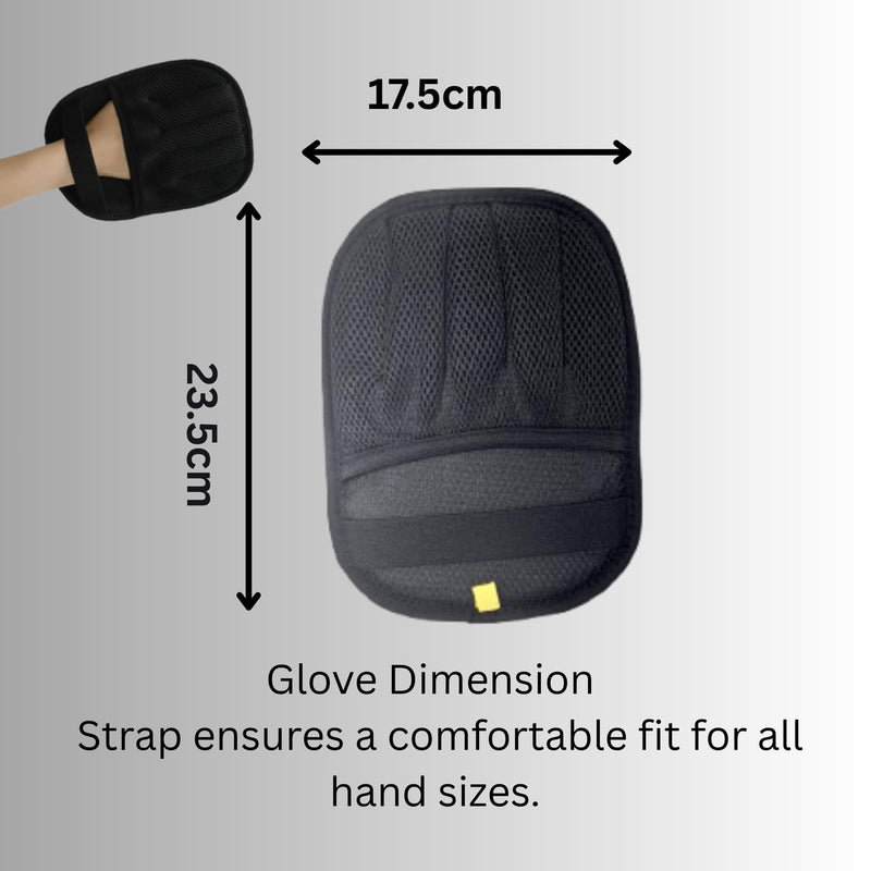 Pet Hair Removal Glove for Cats & Dogs – Upgraded Five-Finger Electrostatic Pet Hair Gloves, Reusable Magic Brush Pet Hair Remover Tool for Clothing, Laundry, Couch, Carpet & Car Seat - PawsPlanet Australia