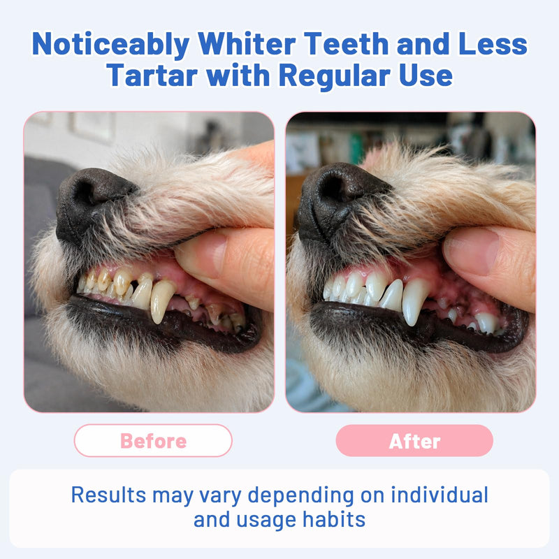 Dog Toothbrush, 180° Dog Finger Toothbrush for Plaque Tartar Cleaning, 2-Pack Finger Toothbrush for Dogs Silicone, Teeth Cleaning, Dog Tooth Brushing Kit for Medium & Large Pets Green