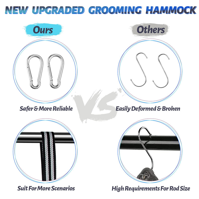 Dog Grooming Hammock Harness for Nail Trimming (L 50lb), Dog Sling Holder Hanger for Clipping Nails L for Large Dogs 50LB - PawsPlanet Australia