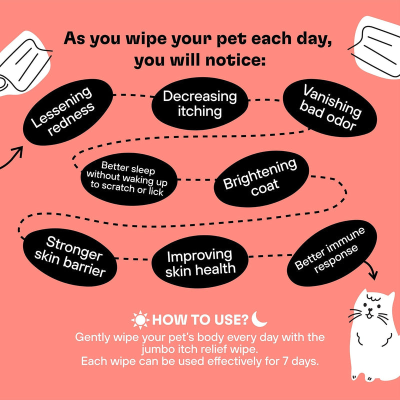 ZOOP XL Pet Wipes for Dogs & Cats – Thick, Huge Bath Wipes for Cleaning, Deodorizing, Conditioning, Wet Dog Wipes for Paws, Butt, Ear, Eye, Face, Whole Body, with Nanosilver-10 Count 10 Count - PawsPlanet Australia