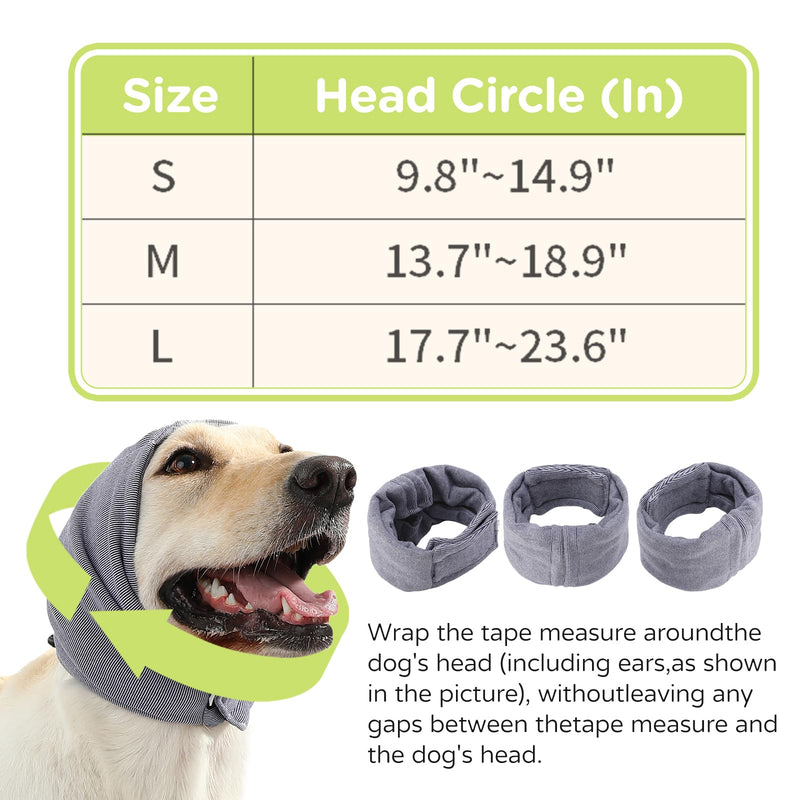 Dog Reducing Noise Hoodies, Dog Ear Covers for Bath, Thunderstorms, Dog Anxiety Relief Hat, Warm Windproof Dog Ear Cover Hat M-Head Circle(13.7"~18.9") Purple - PawsPlanet Australia