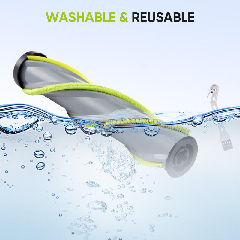2Pack Replacement Brush Roll Compatible with Bissell Cleanview XR 200W/ Cleanview XR Pet 300W/ Powerlifter Turbo Cordless Stick Vacuum Cleaner 3789U, 3789X, 3789, 3797V, 3797W, 3797 CleanView XR Pet-Green - PawsPlanet Australia
