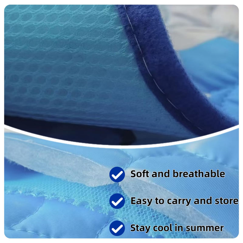 XL Dog Cooling Mat 39.37x27.56 Inches - Self Cooling Pad for Large Breeds, Portable Pet Cooling Pad for Crate & Outdoor Use, Durable Oxford Fabric (XL, Dogs & Cats) - PawsPlanet Australia