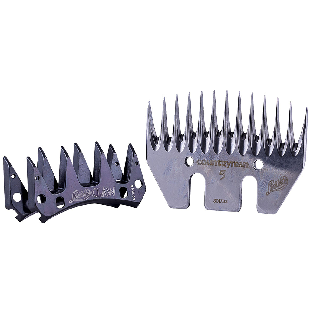 Lister Countryrange Countryman Comb and Cutter Pack with 76mm Wide Comb for Sheep, Alpacas, Camels, Cattle, and Llamas (#228-13700)