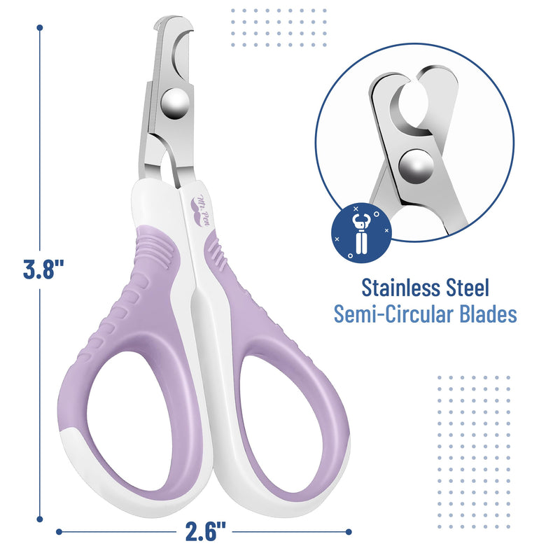 Mr. Pen Cat Nail Trimmer - Purple, Cat & Kitten Nail Clippers, Pet Claw Trimmer - PawsPlanet Australia