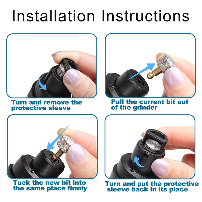 Silent Groom Pro Nail Grinder, with LED Light, 2025 Upgraded Silent Groom Pro Dog Nail Trimmer for Dogs and Cats, Quick USB Charge with Replacement Grinding Heads(1+2*Replacement Head) - PawsPlanet Australia