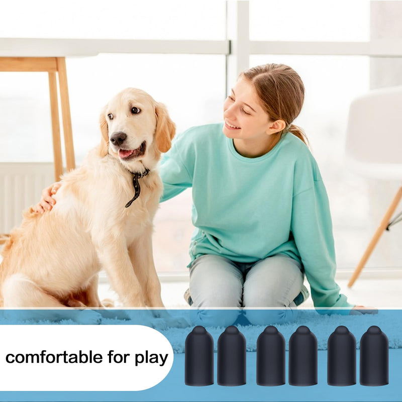Shock Collar Rubber Tips for Dog,24 Pieces Column Conductive Rubber Sleeve Prong Collar Cover Training Collar Replacement Parts for Dog Shock Collar Prongs or Anti Bark Collars (13 mm) 13mm - PawsPlanet Australia