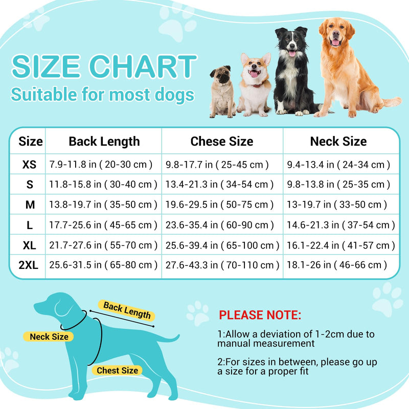 Avont Dog Recovery Suit, Surgery Shirt for Female Spay Male Neuter Skin Conditions, Surgical Onesie Bodysuit Prevent Licking Dog E Collar Cone Alternative -Cow (XL) XL Cow - PawsPlanet Australia