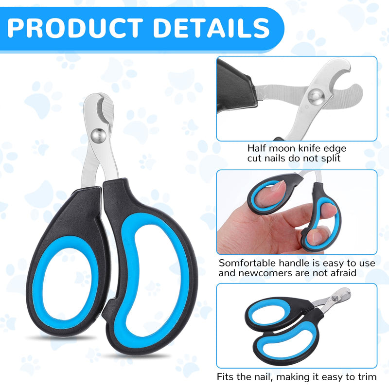 20 Pcs Cat Nail Clipper Bulk Kitten Claw Trimmer Pet Nail Cutter Claw Care for Cats, Kittens, Bunny, Puppy, Rabbit, Gatos, and More - PawsPlanet Australia