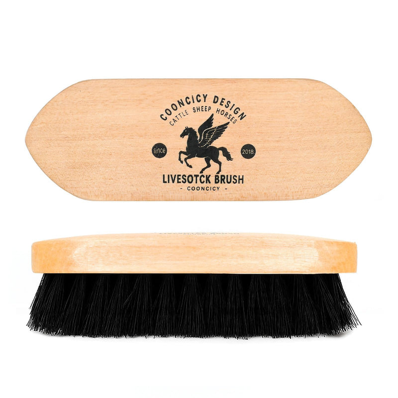 Medium Livestock Brush for Goat, Cattle, Cow - Horse Brushes for Grooming - Premium Horse Brush for Show, Goat Supplies Medium - PawsPlanet Australia