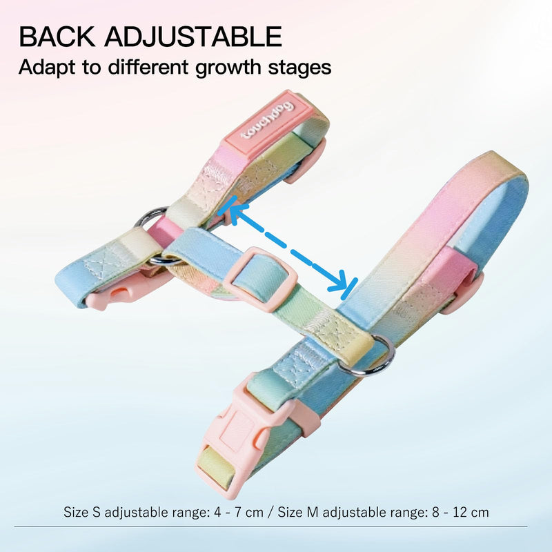 Escape-Proof Cat Harness & Leash Set - Adjustable Lightweight Vest for Small Cats/Kittens (Midnight Ocean, Medium) - PawsPlanet Australia