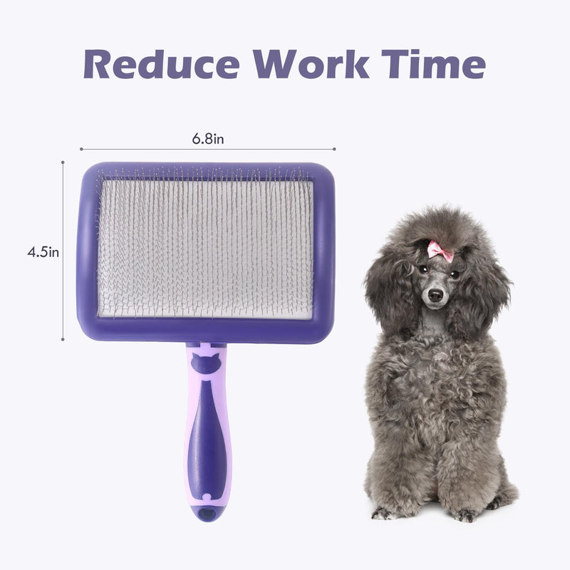 Dog Brush for Poodles,Grooming Brush for Dematting, and Detangle,Dog Brush for Poodles,German Shepherd Hair,Pitbulls,Yorkies,Labrador Retriever Grooming and Bathing - PawsPlanet Australia