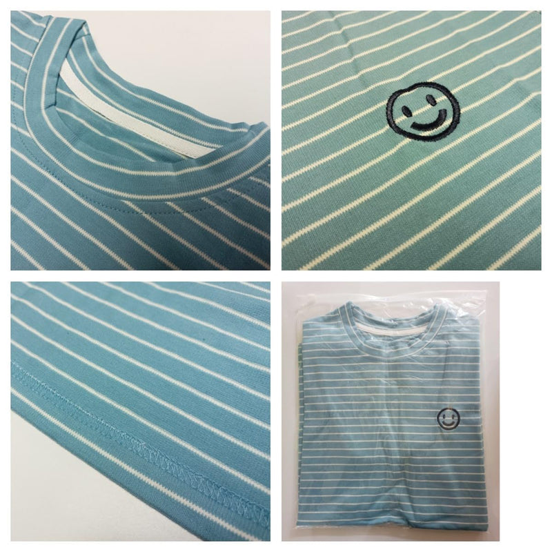Cotton Dog Shirts for Small Dogs,Girl Boy Pet Clothes, Striped Matching Dog and Owner Outfits Separately(Blue, Owner XL) Blue Owner XL - Bust 50.8" - PawsPlanet Australia