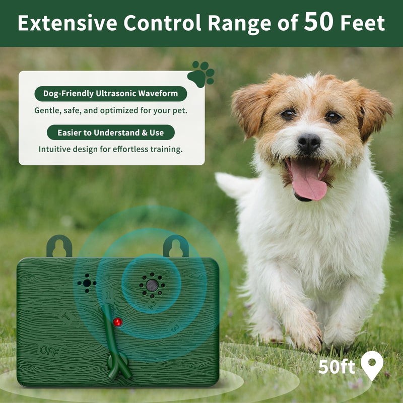 Anti Barking Devices for Dogs, 50FT Ultrasonic Dog Bark Control Devices with 4 Modes, Ultrasonic Dog Deterrent Bark Box Sonic Dog Barking Deterrent Devices for Indoor/Outdoor Dog Use - PawsPlanet Australia