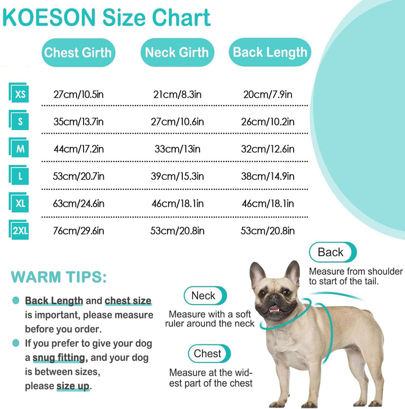 KOESON Dog Recovery Suit After Surgery, Soft Dog Spay Recovery Suit Female, Anti Licking Abdominal Dog Surgery Suit Pet Surgical Shirt, Breathable Dog Onesie E-Collar & Cone Alternative Strawberry L Large - PawsPlanet Australia