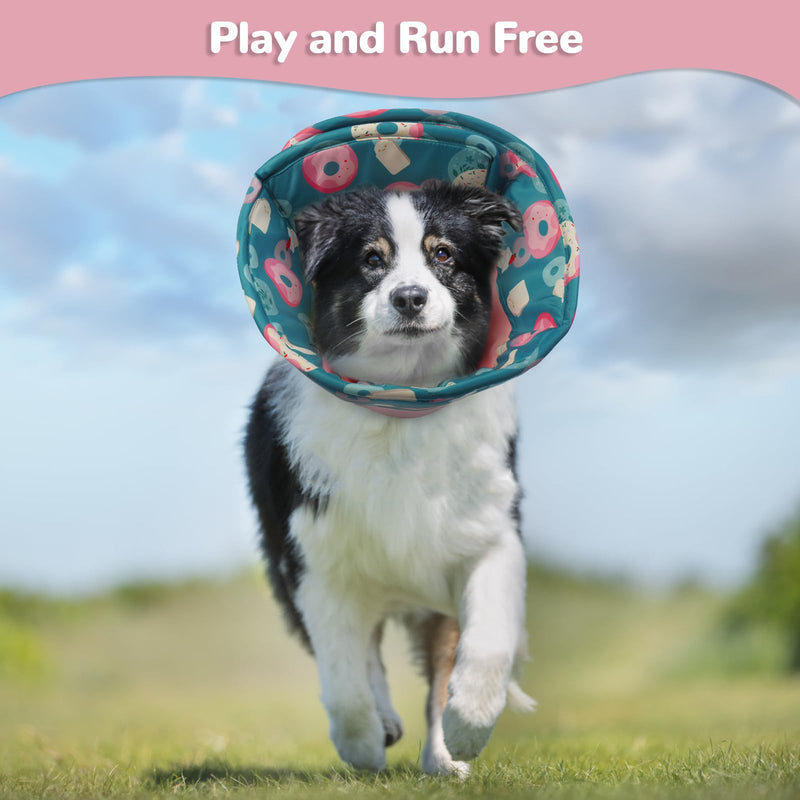 Soft Dog Cone - Cones after Surgery Soft, Buster Collars for Dogs, Cone for Dogs Prevent Licking, Comfy Recovery Collars, Medical Neck Collar to Stop Licking Wound (Pink XL) X-Large (Neck: 16.5-21.7") Pink