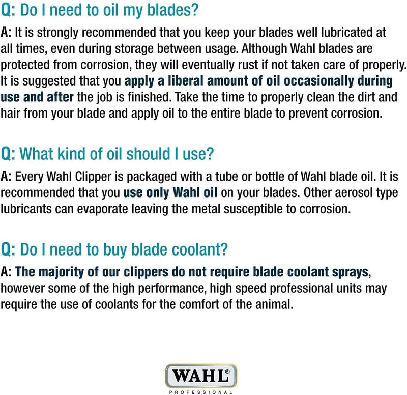 Wahl Clipper Blade 1037-400, Spare Standard Blade for Pet Multi Cut Clipper, Cutting Length 0.8 mm – 1.8 mm, Replacement Blades for Animal Clippers, Stainless Steel Standard Blade (0.8 mm – 1.8 mm)